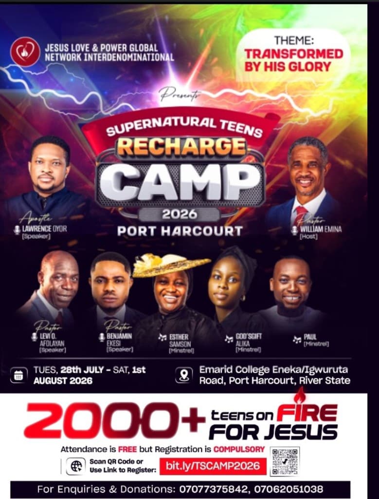 Supernatural Teens Recharge Camp 2026 poster